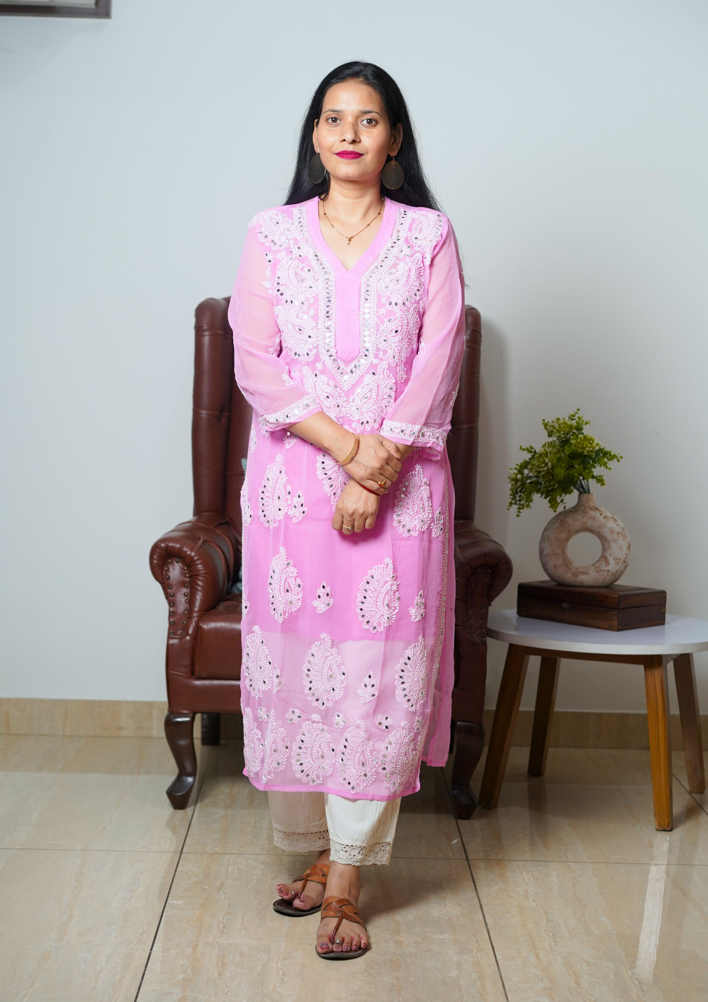Lucknow Handwork chikankari Kurti