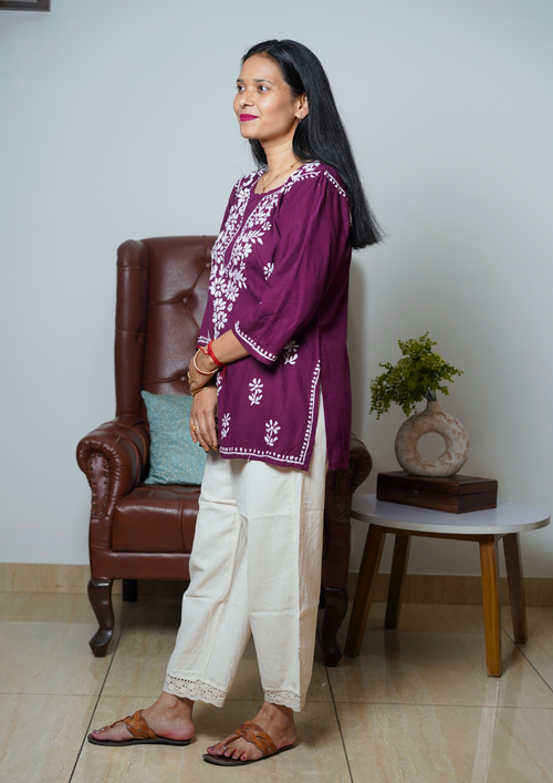 Handwork Chikanari Short top