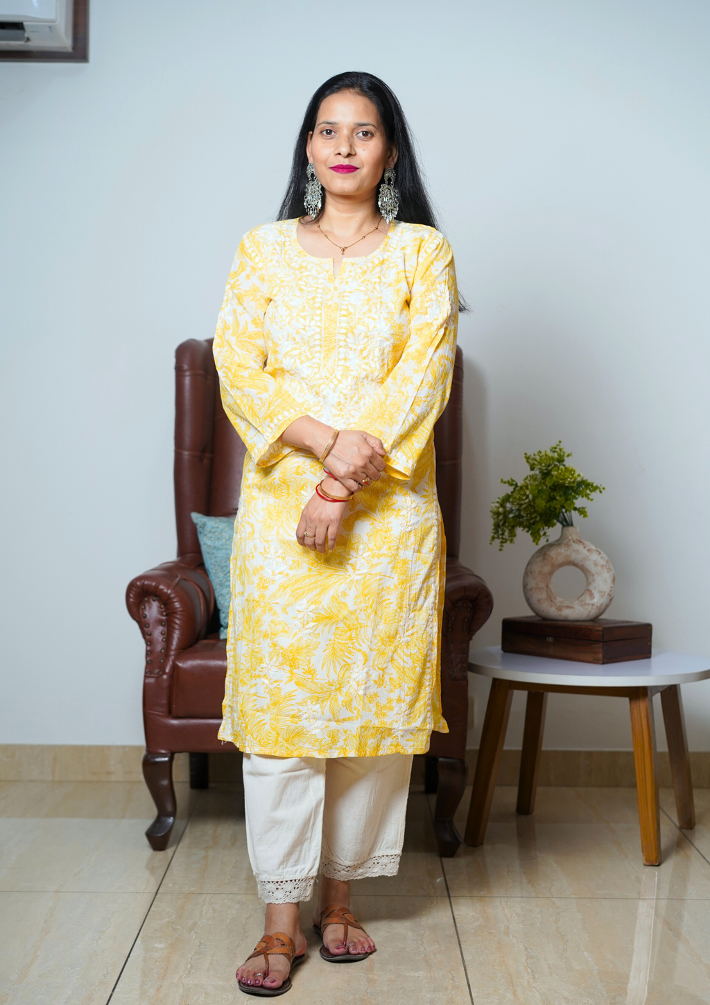 Lucknow Handwork Chikankari Kurti