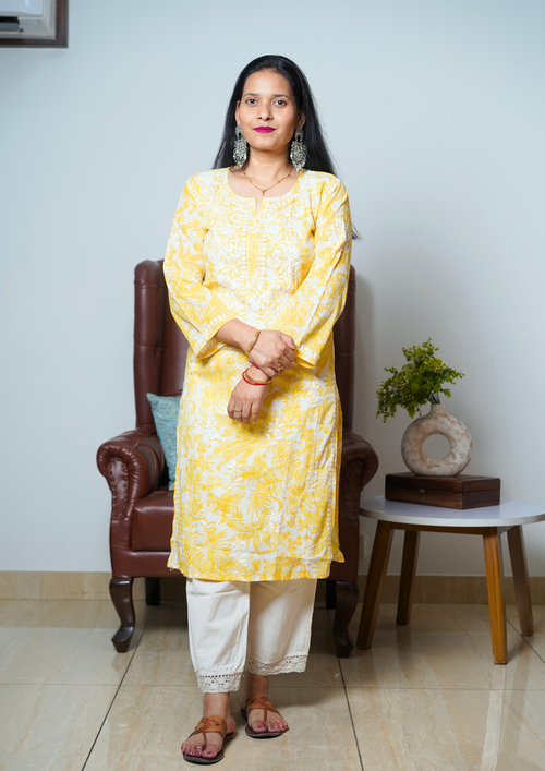 Lucknow Handwork Chikankari Kurti