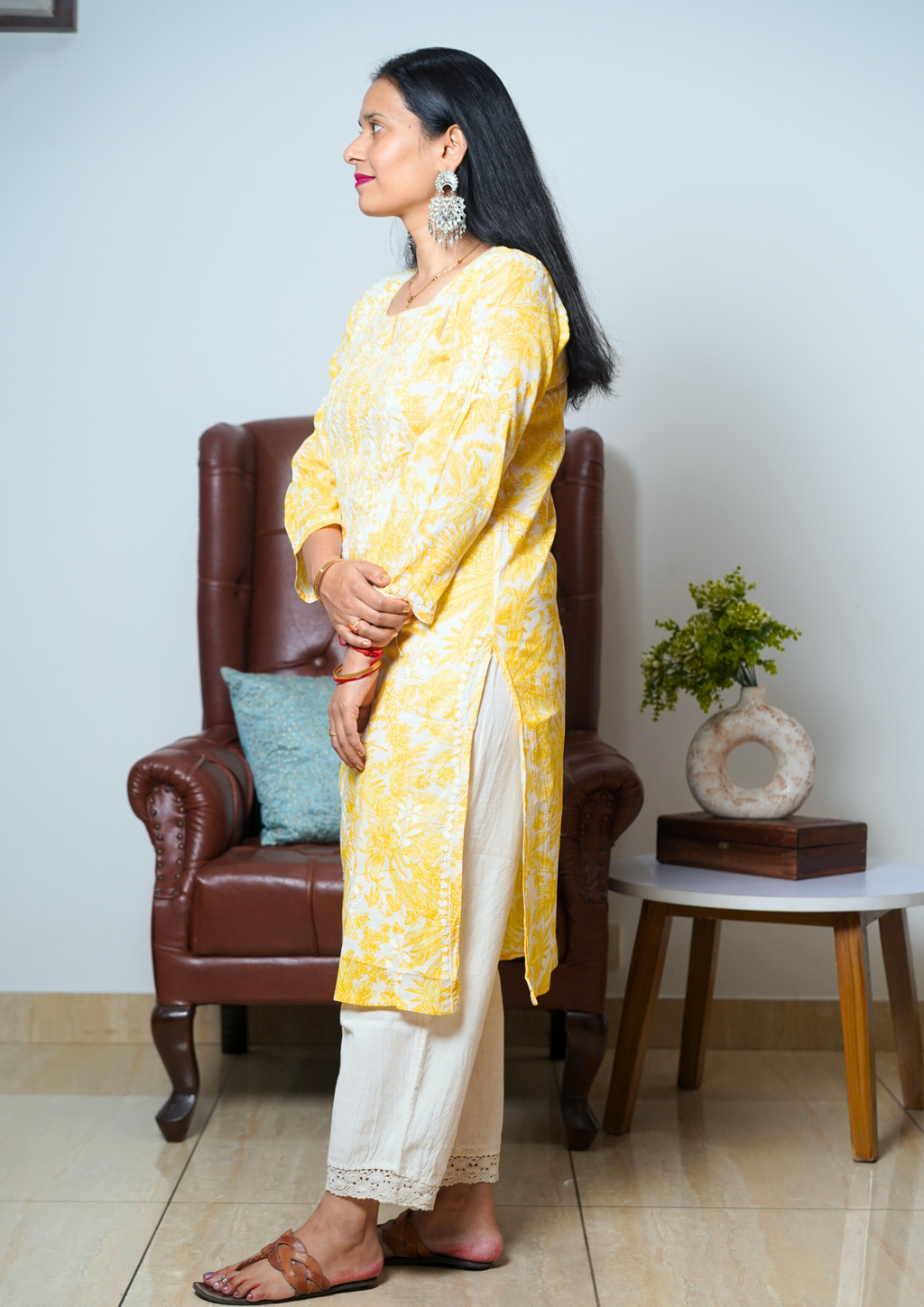 Lucknow Handwork Chikankari Kurti