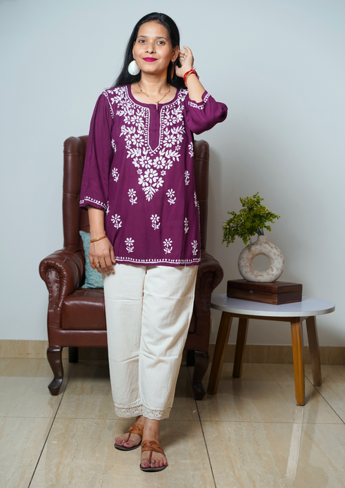 Handwork Chikanari Short top