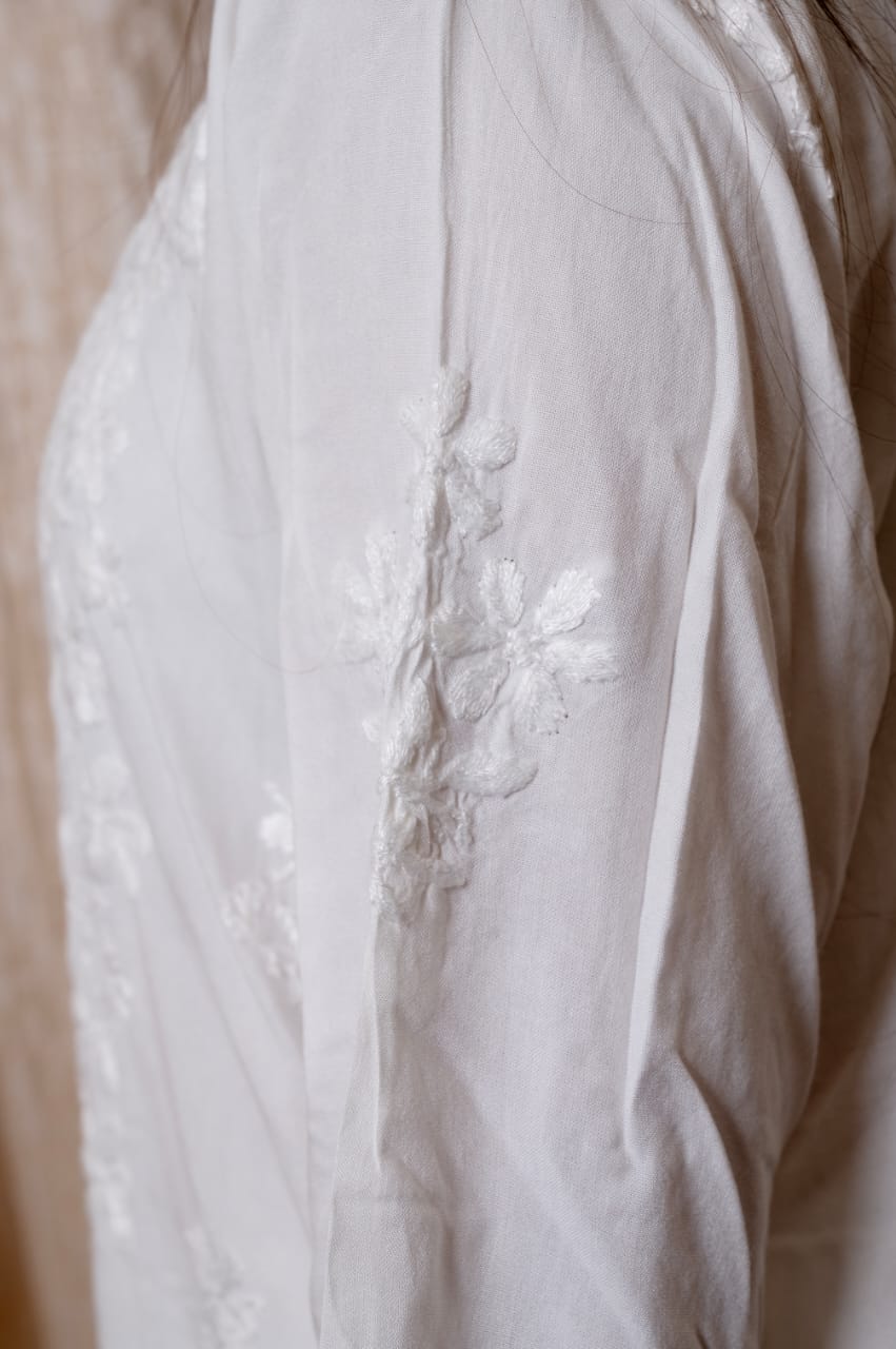 Lucknowi Handwork Chikankari 2-Piece Plazzo Set