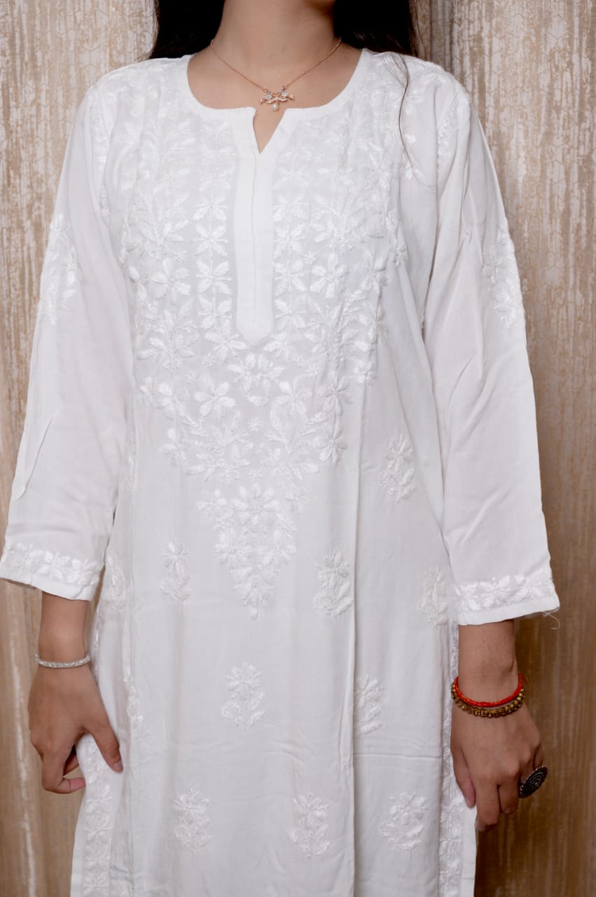 Lucknowi Handwork Chikankari 2-Piece Plazzo Set