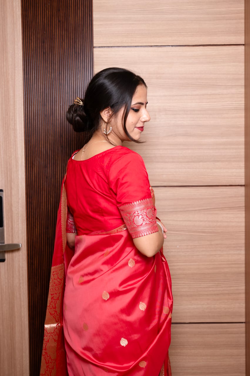 Banarasi Premium Kataan Daibal Dana Buti Saree