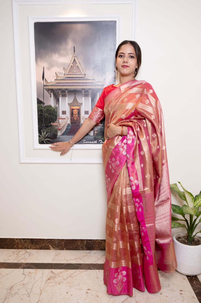 Banarasi Premium Tissue Silk Daibal Saree