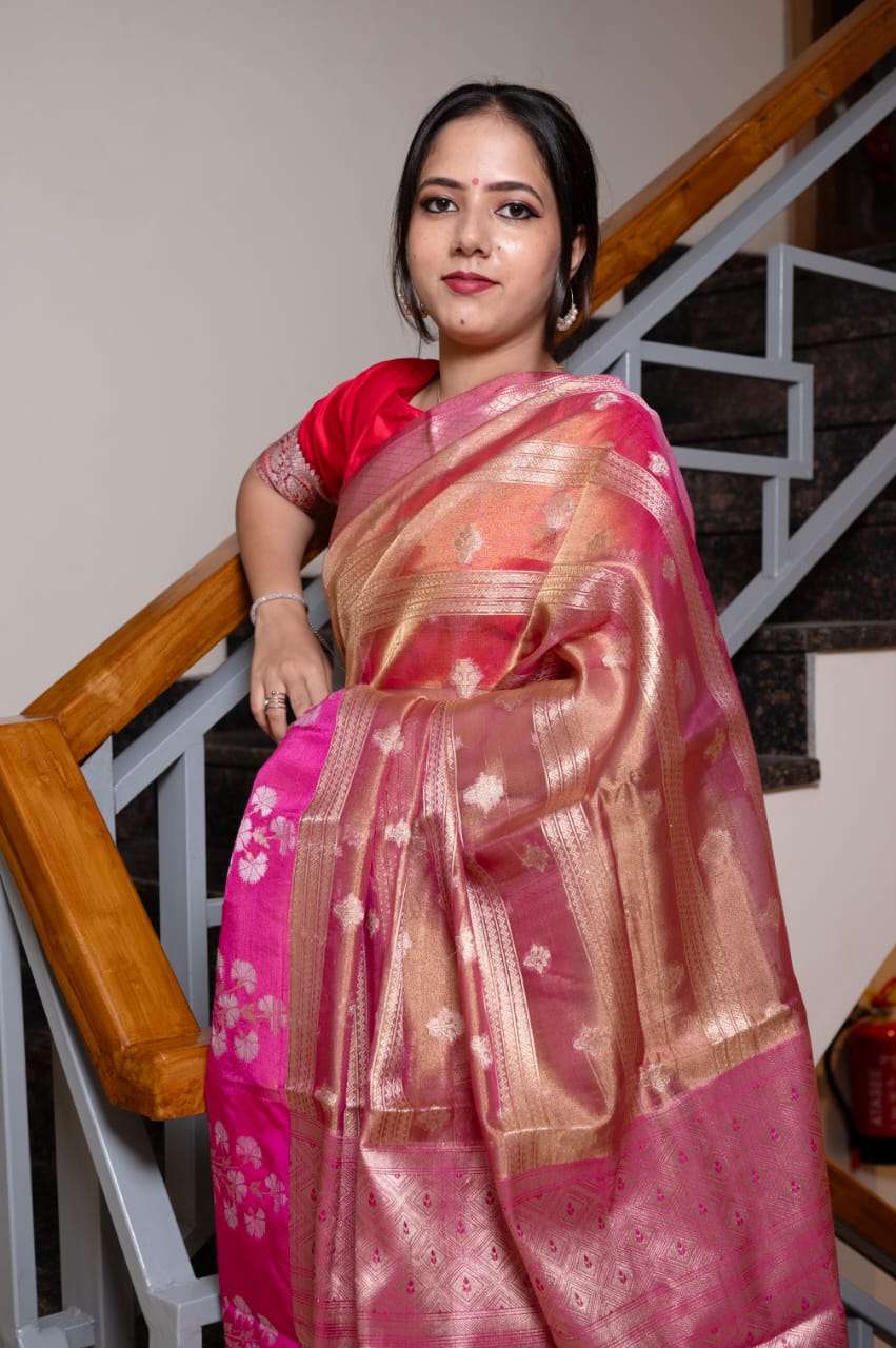 Banarasi Premium Tissue Silk Daibal Saree