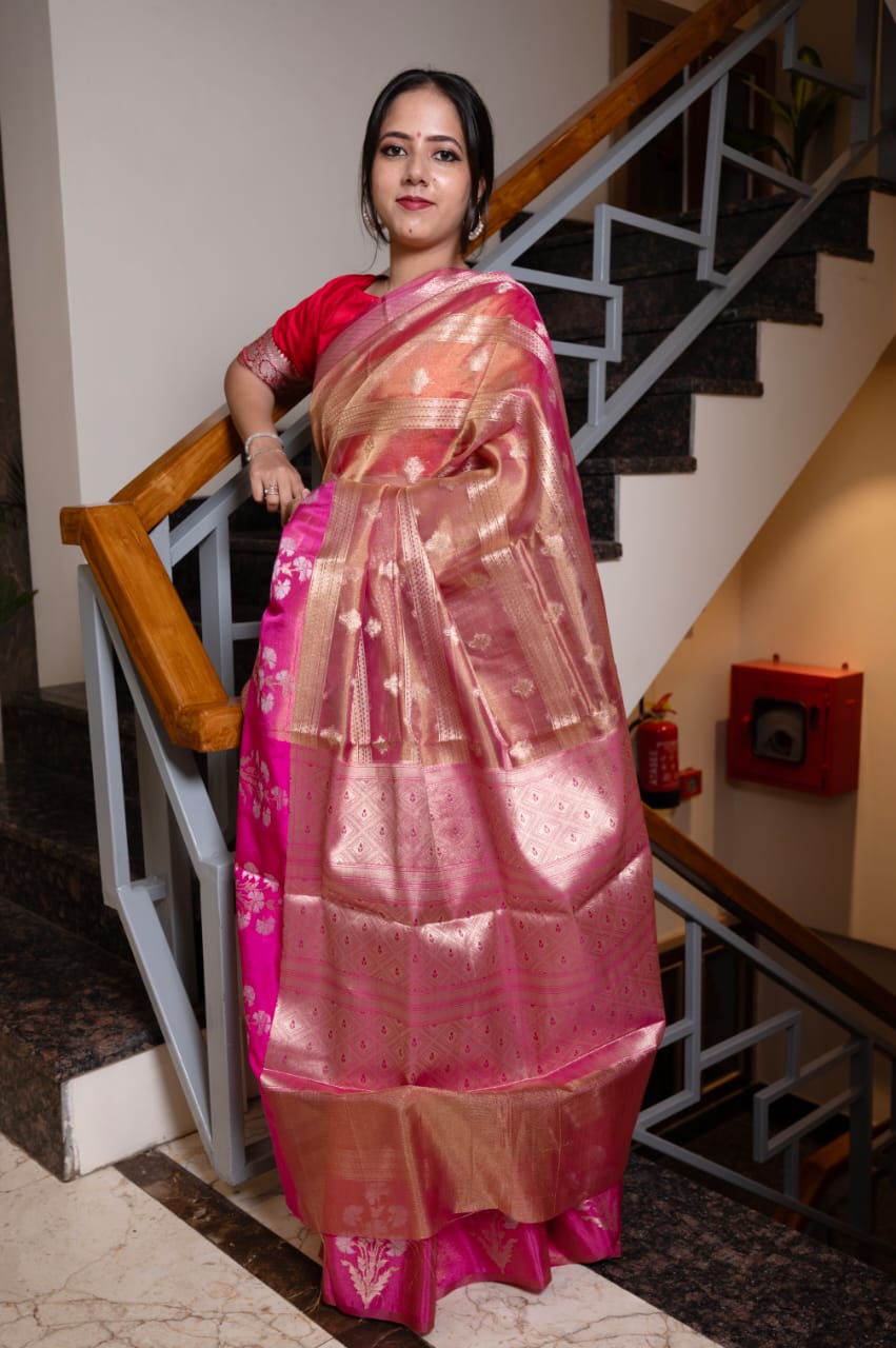 Banarasi Premium Tissue Silk Daibal Saree