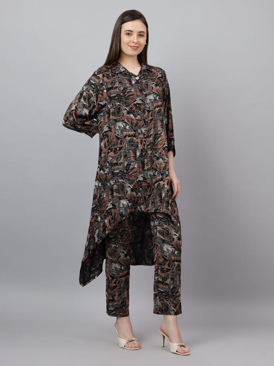 Assymetrical Kurta Set