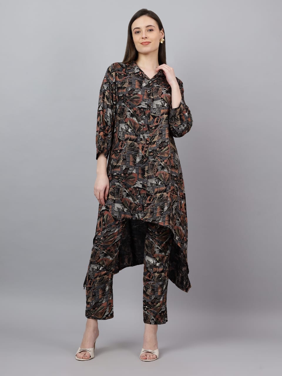 Assymetrical Kurta Set