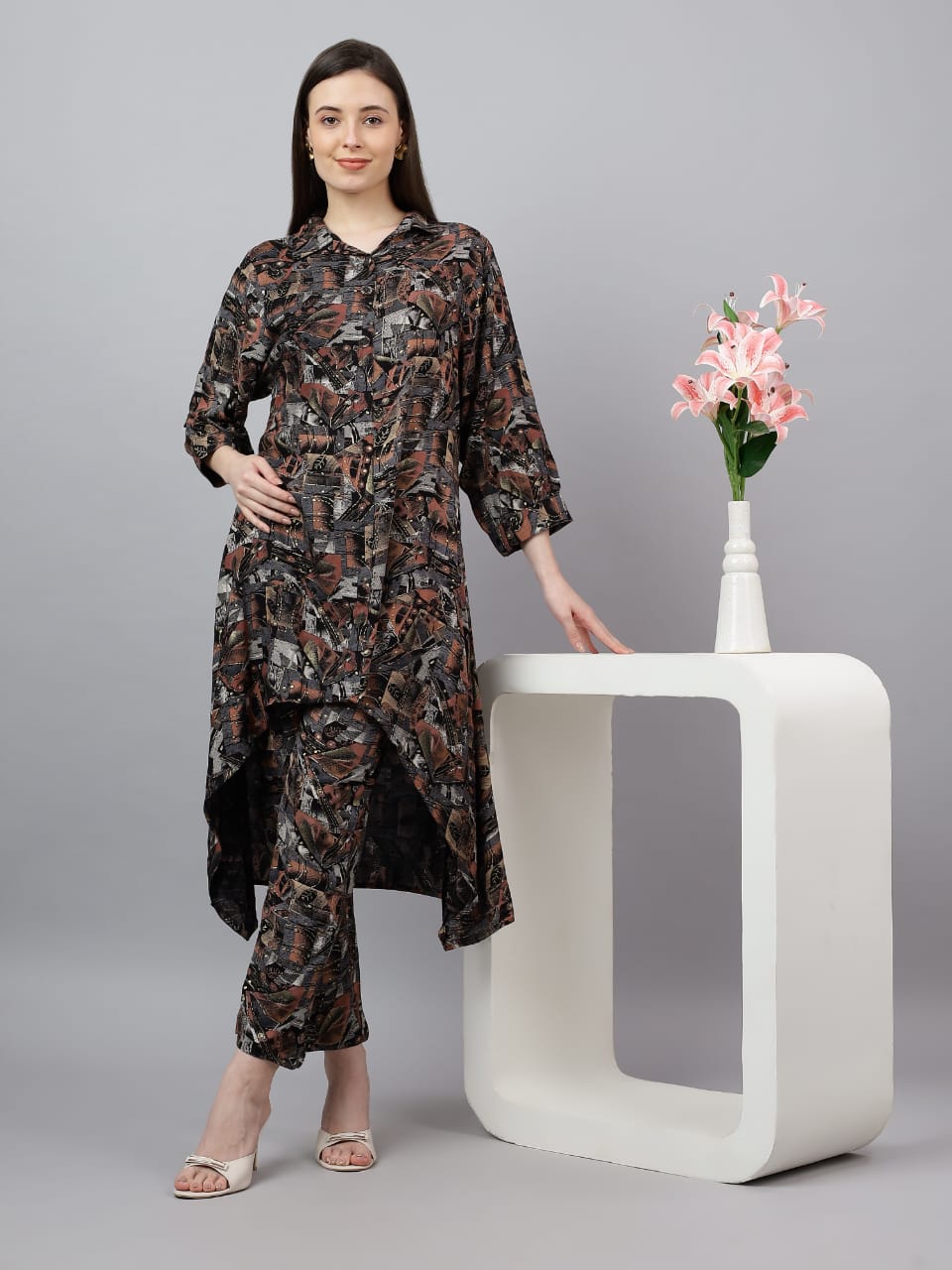 Assymetrical Kurta Set