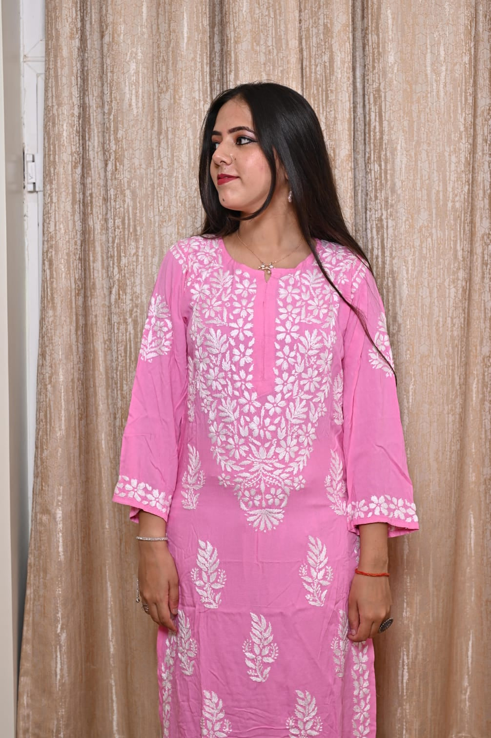 Premium Lucknowi Handwork Chikankari Kurti