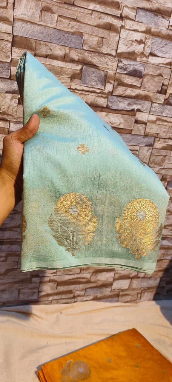 Soft fabric Viscose daibal kat ban saree