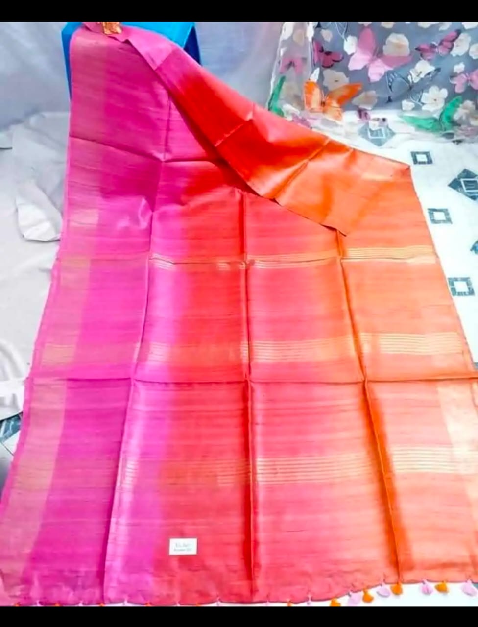 Tussar pure ghicha silk saree