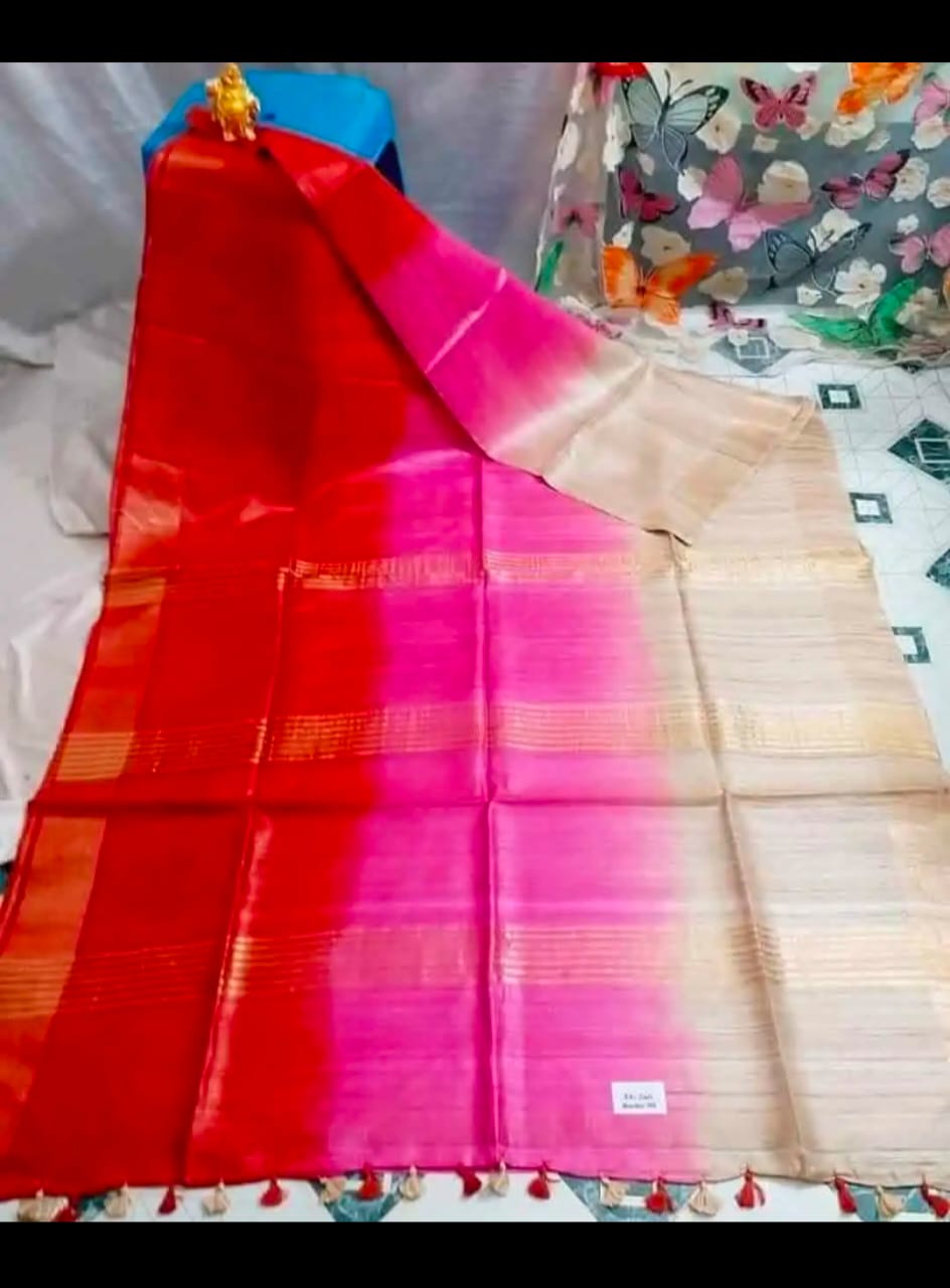 Tussar pure ghicha silk saree