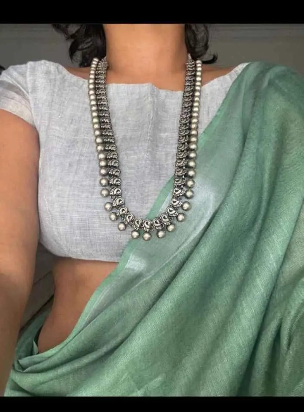 Pure linen by linen saree