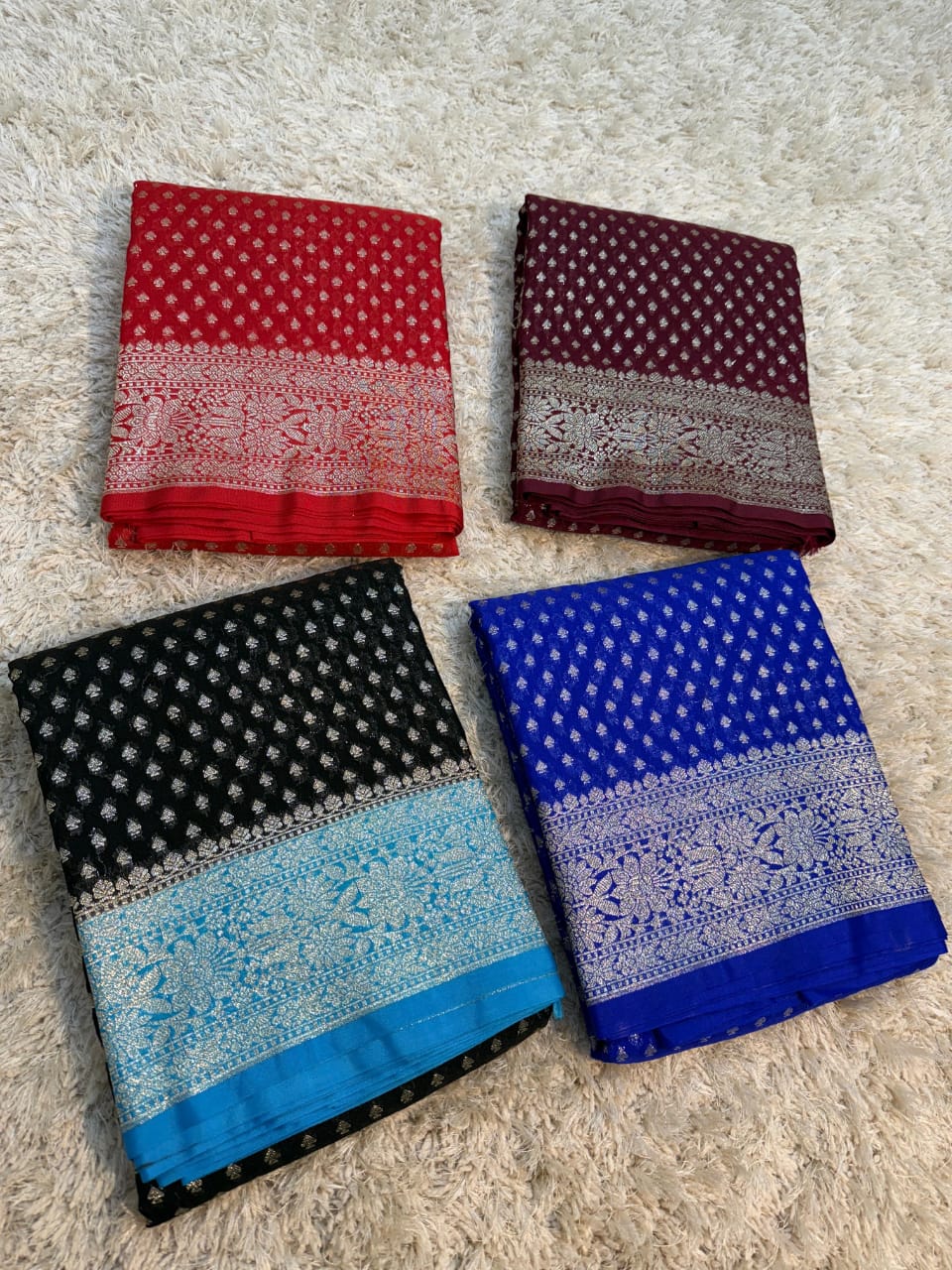 Khaddi georggate handloom saree