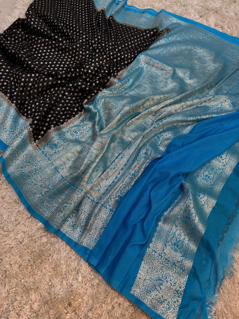 Khaddi georggate handloom saree