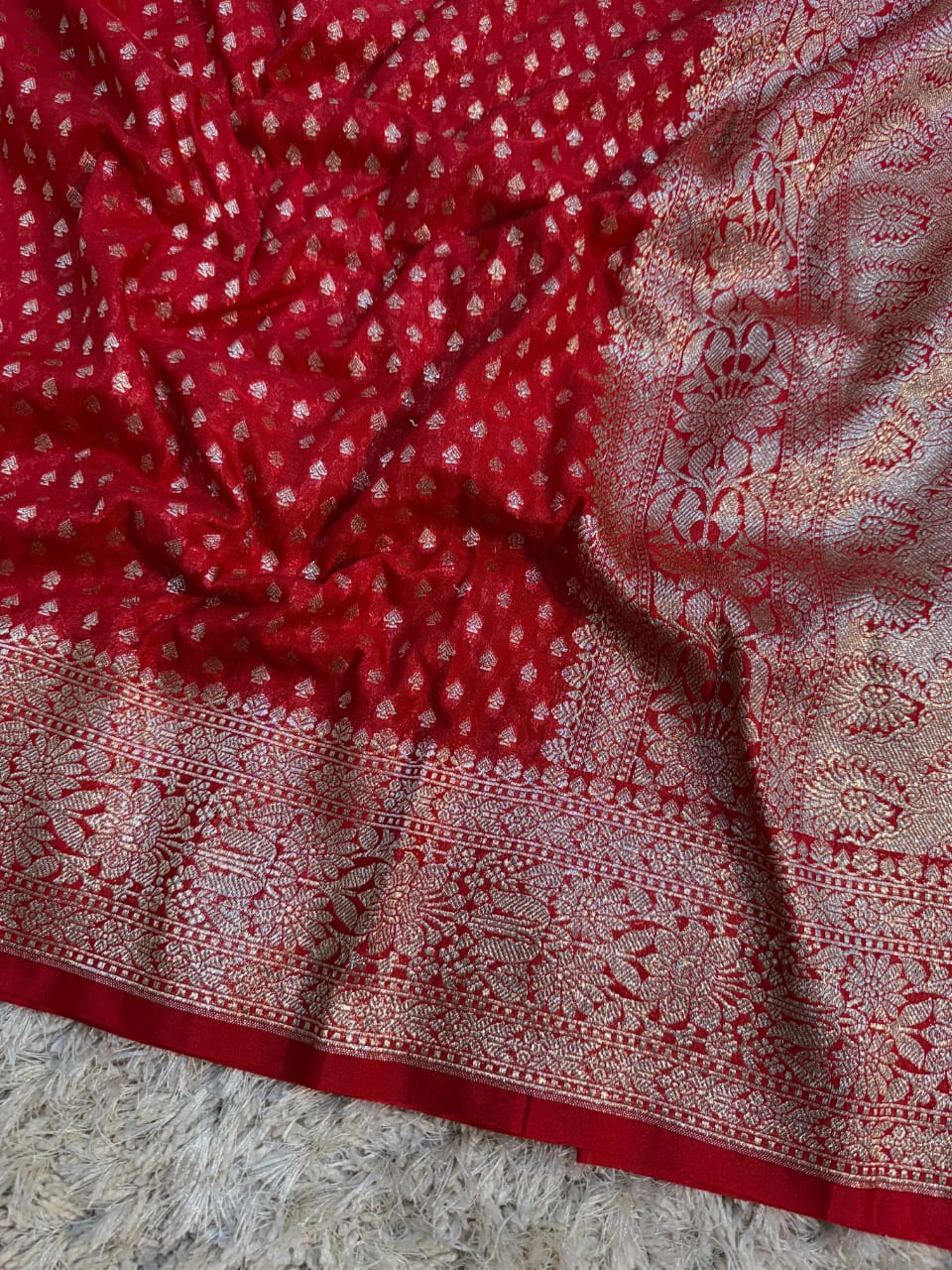 Khaddi georggate handloom saree