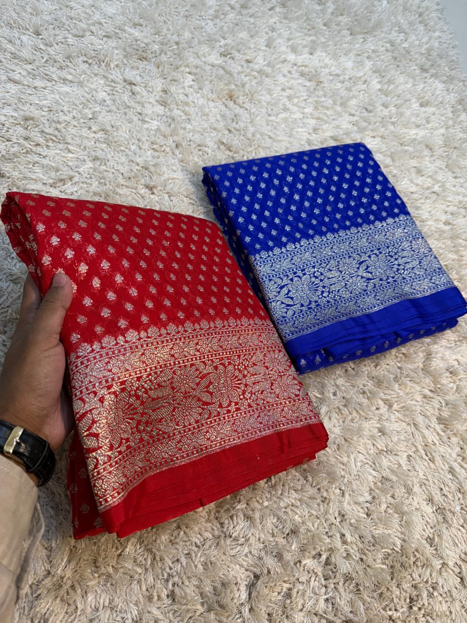 Khaddi georggate handloom saree