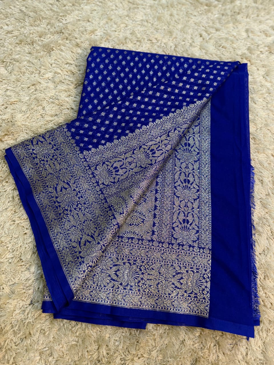 Khaddi georggate handloom saree