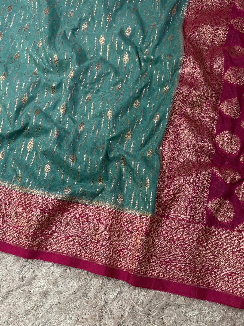 Khaddi georggate handloom saree