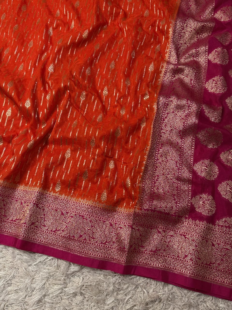 Khaddi georggate handloom saree
