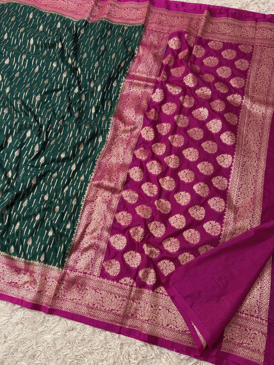 Khaddi georggate handloom saree