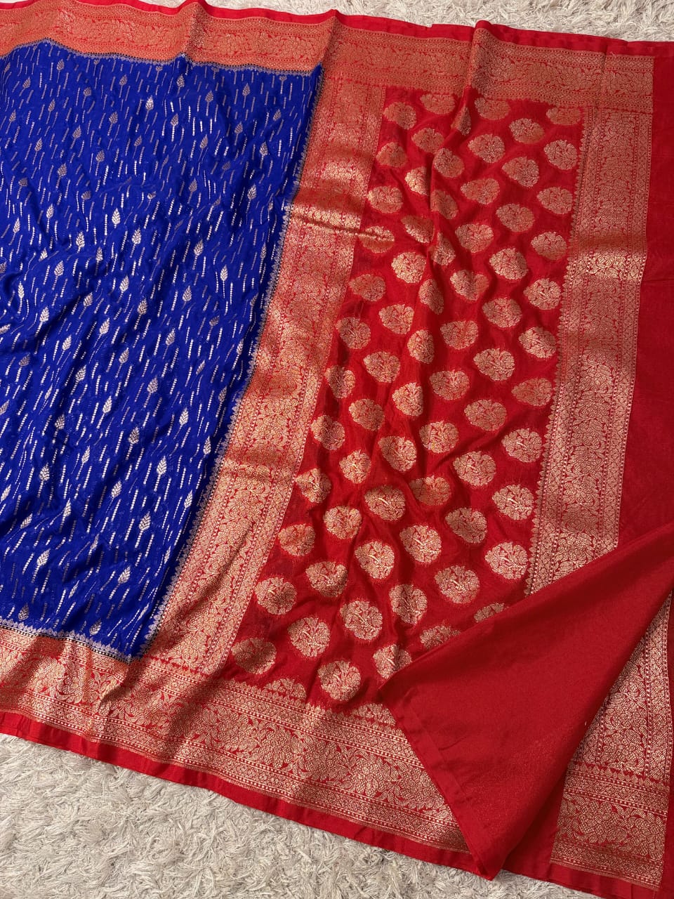 Khaddi georggate handloom saree