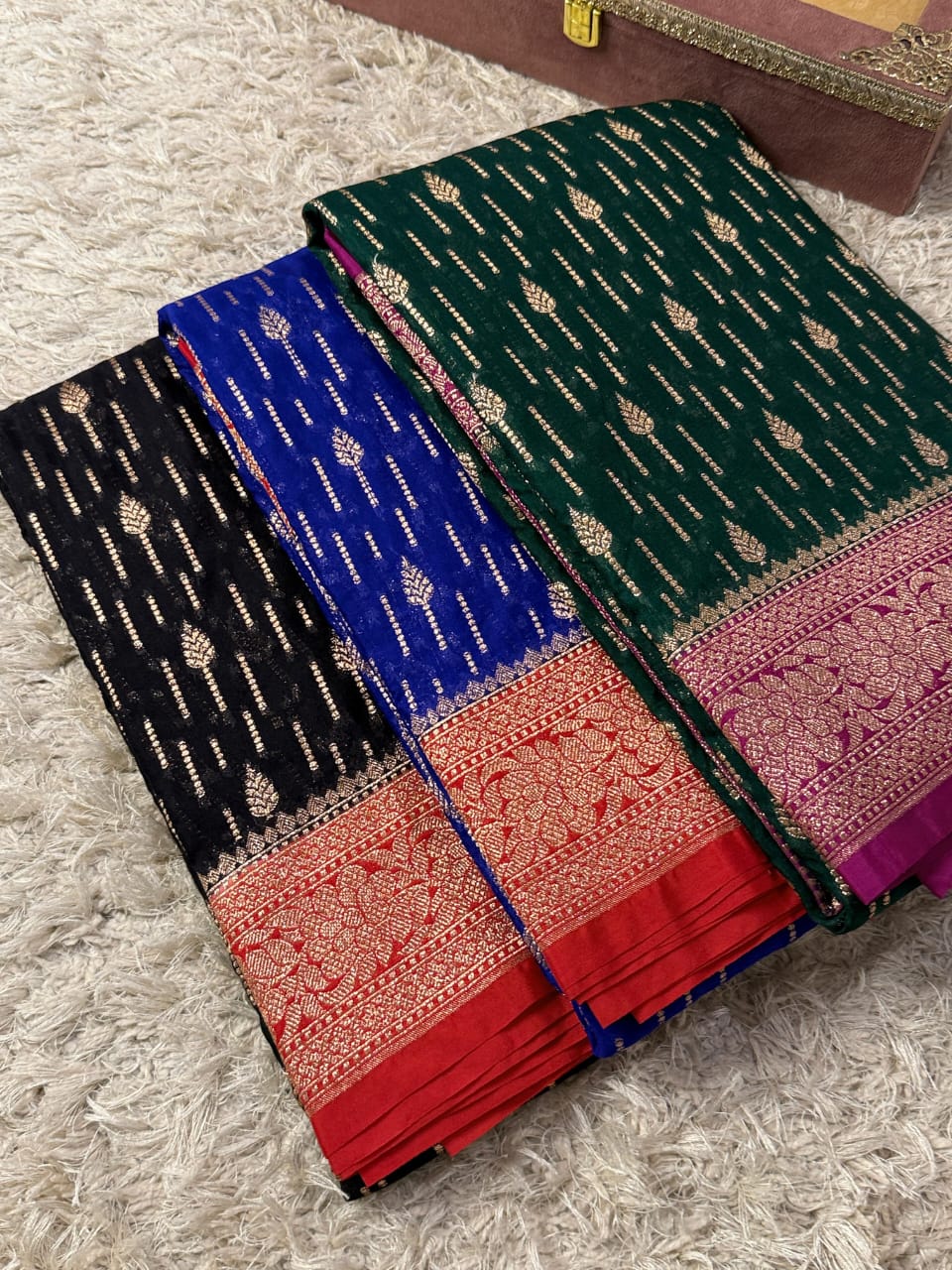 Khaddi georggate handloom saree