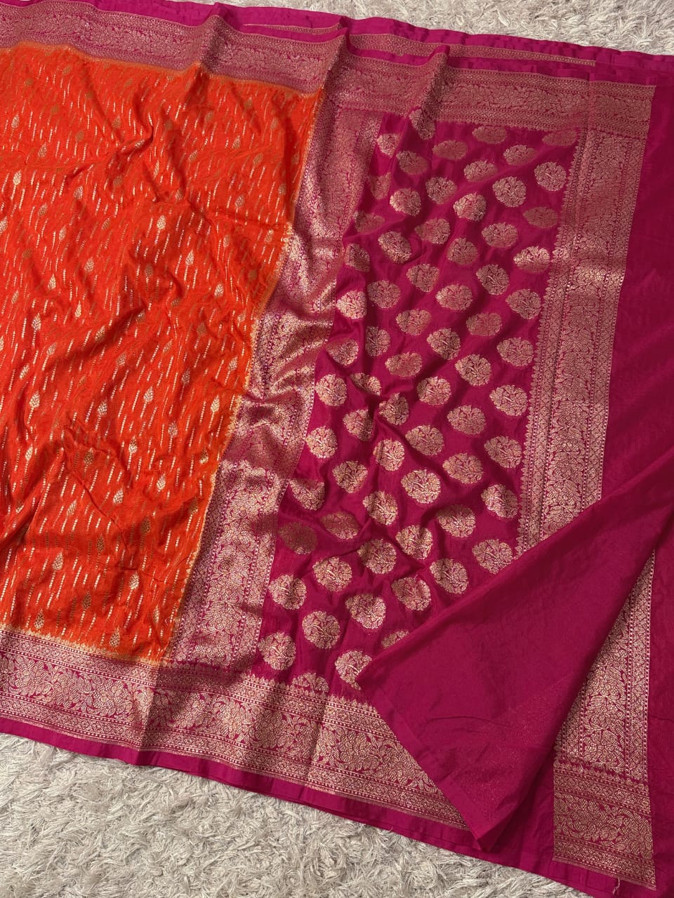 Khaddi georggate handloom saree