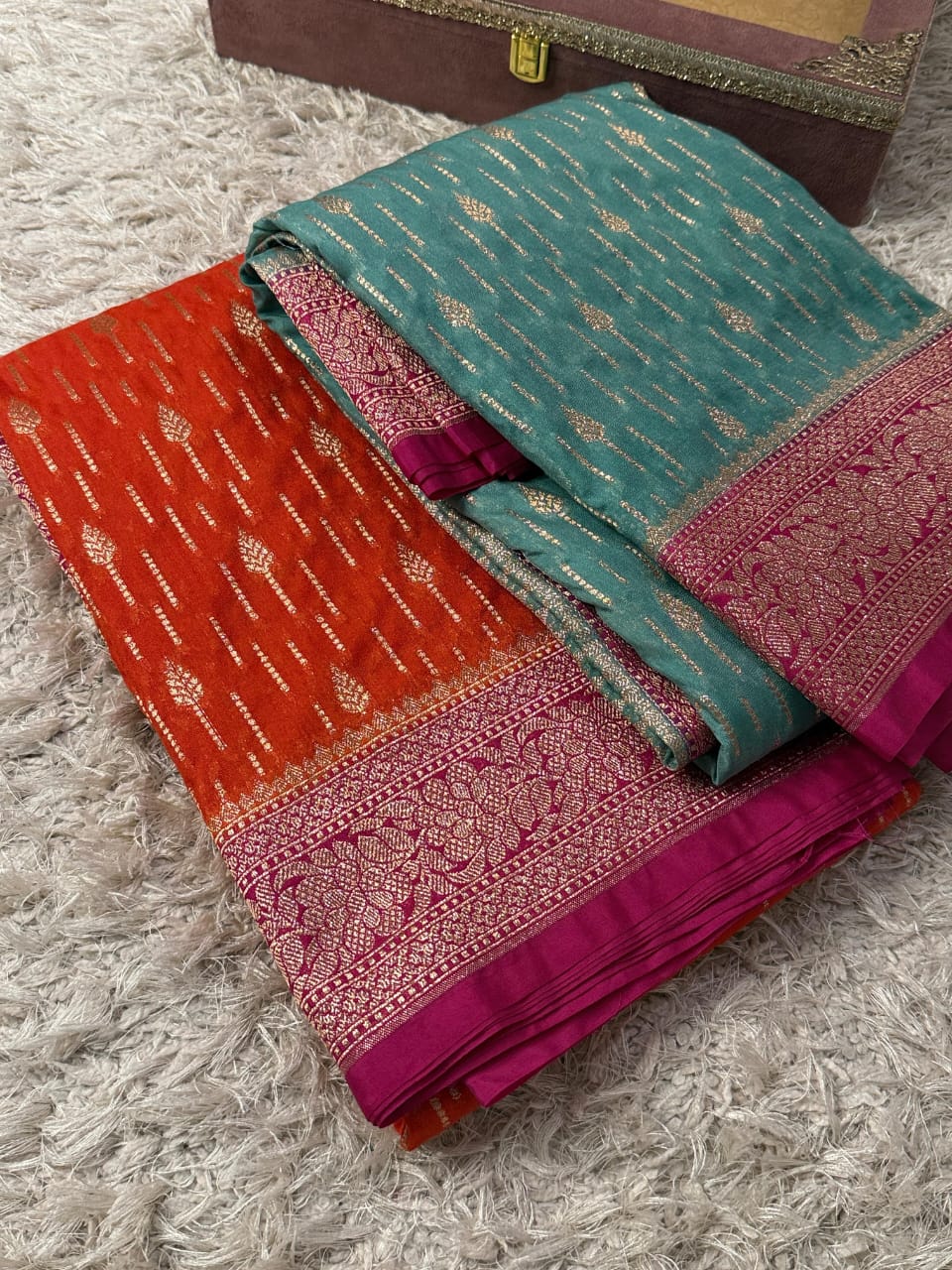 Khaddi georggate handloom saree