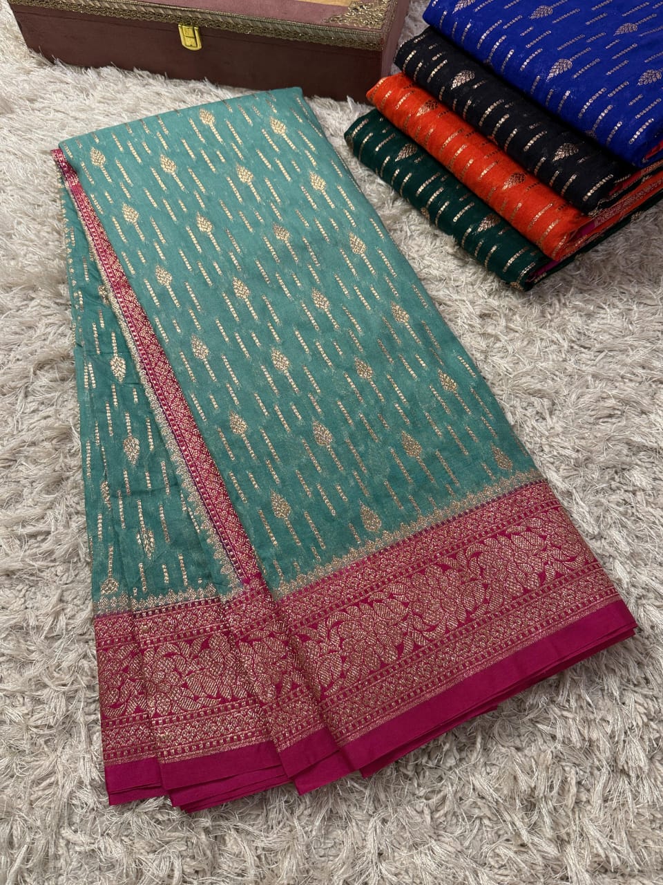 Khaddi georggate handloom saree