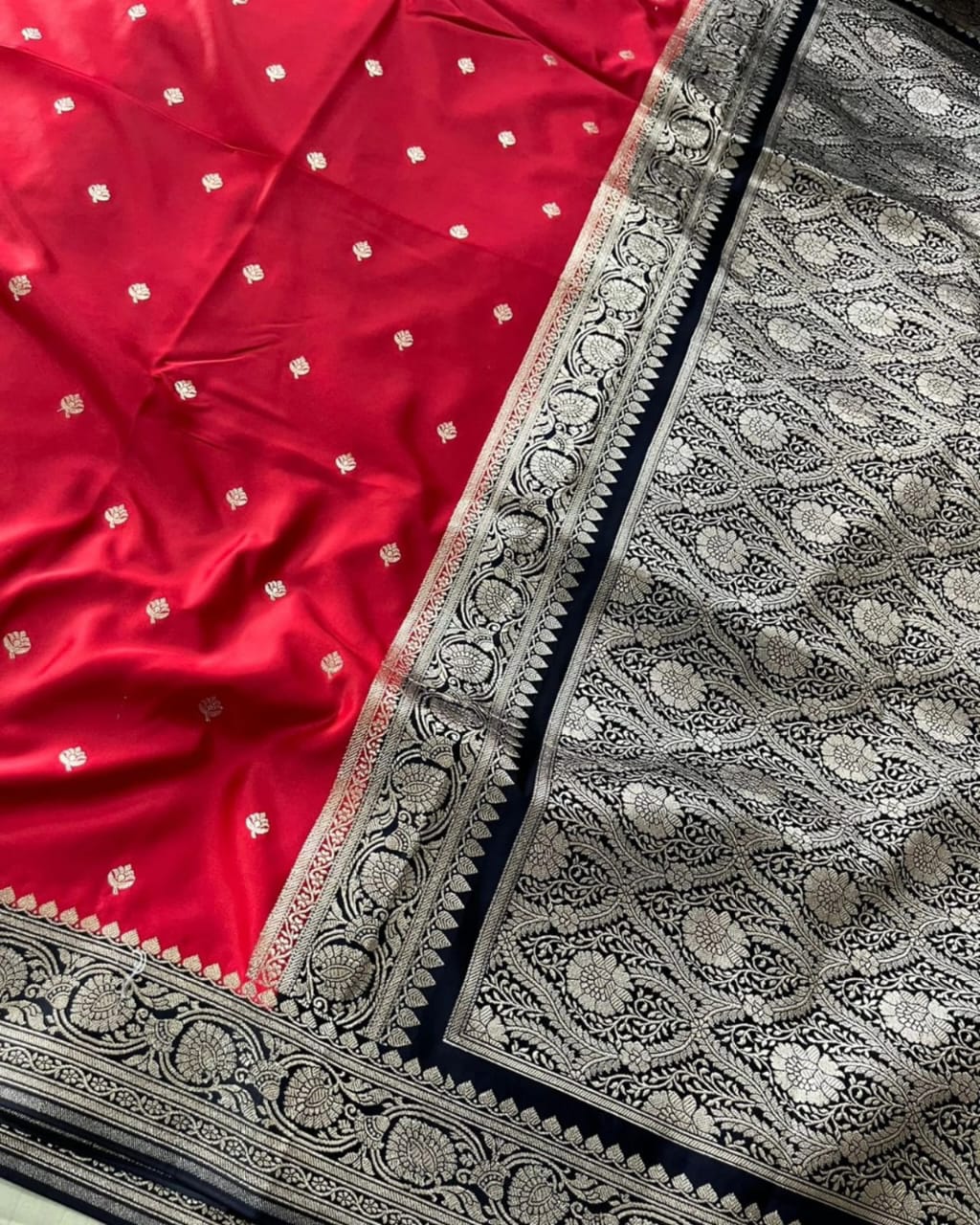 Mashru katan silk saree