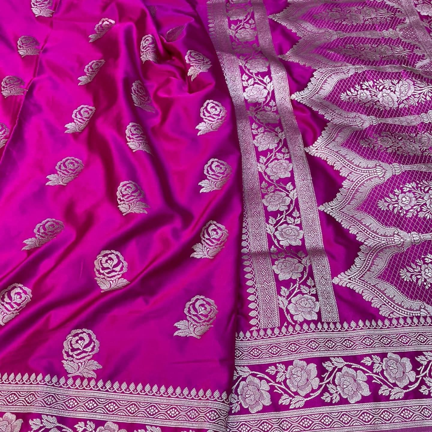 Mashru katan silk saree
