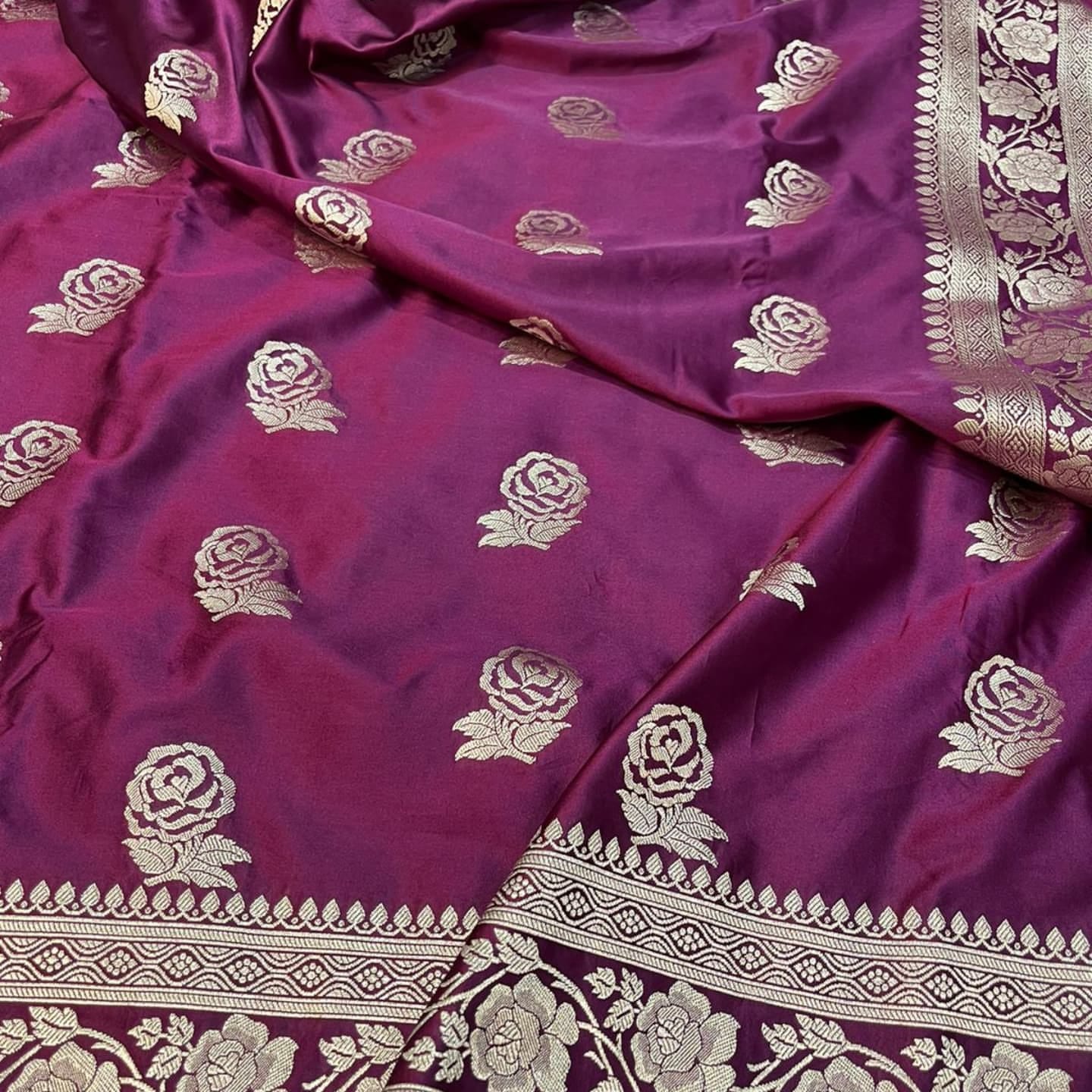 Mashru katan silk saree