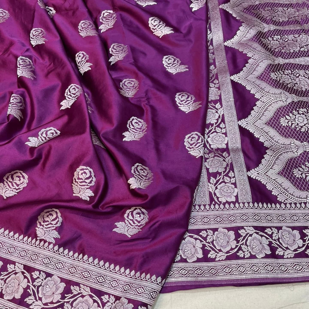 Mashru katan silk saree
