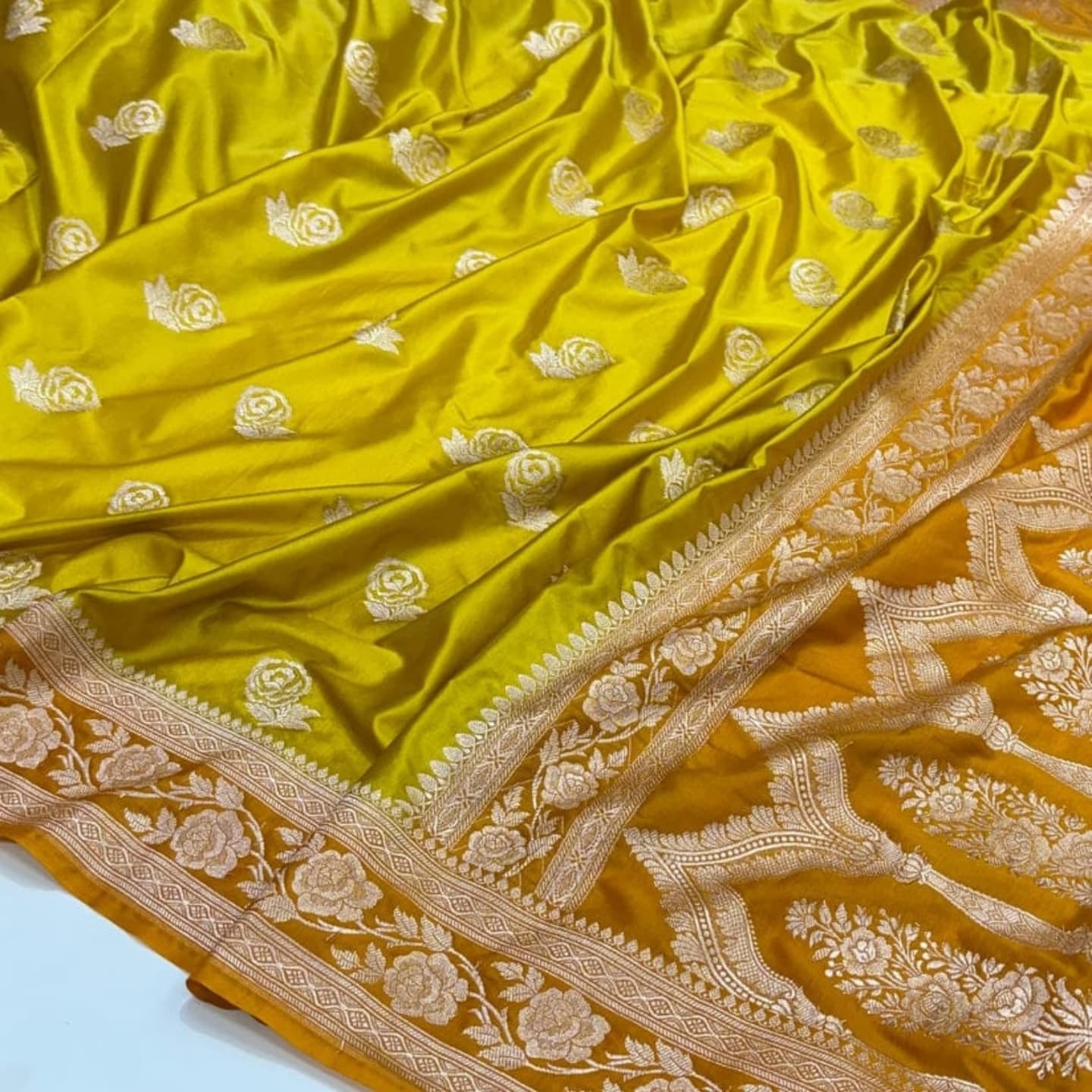 Mashru katan silk saree