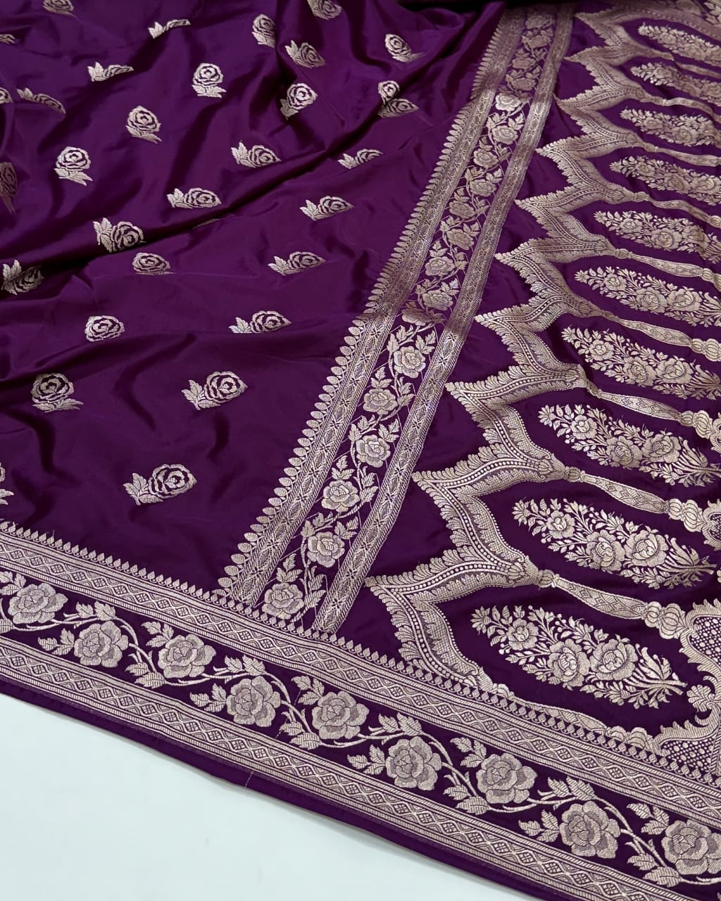 Mashru katan silk saree