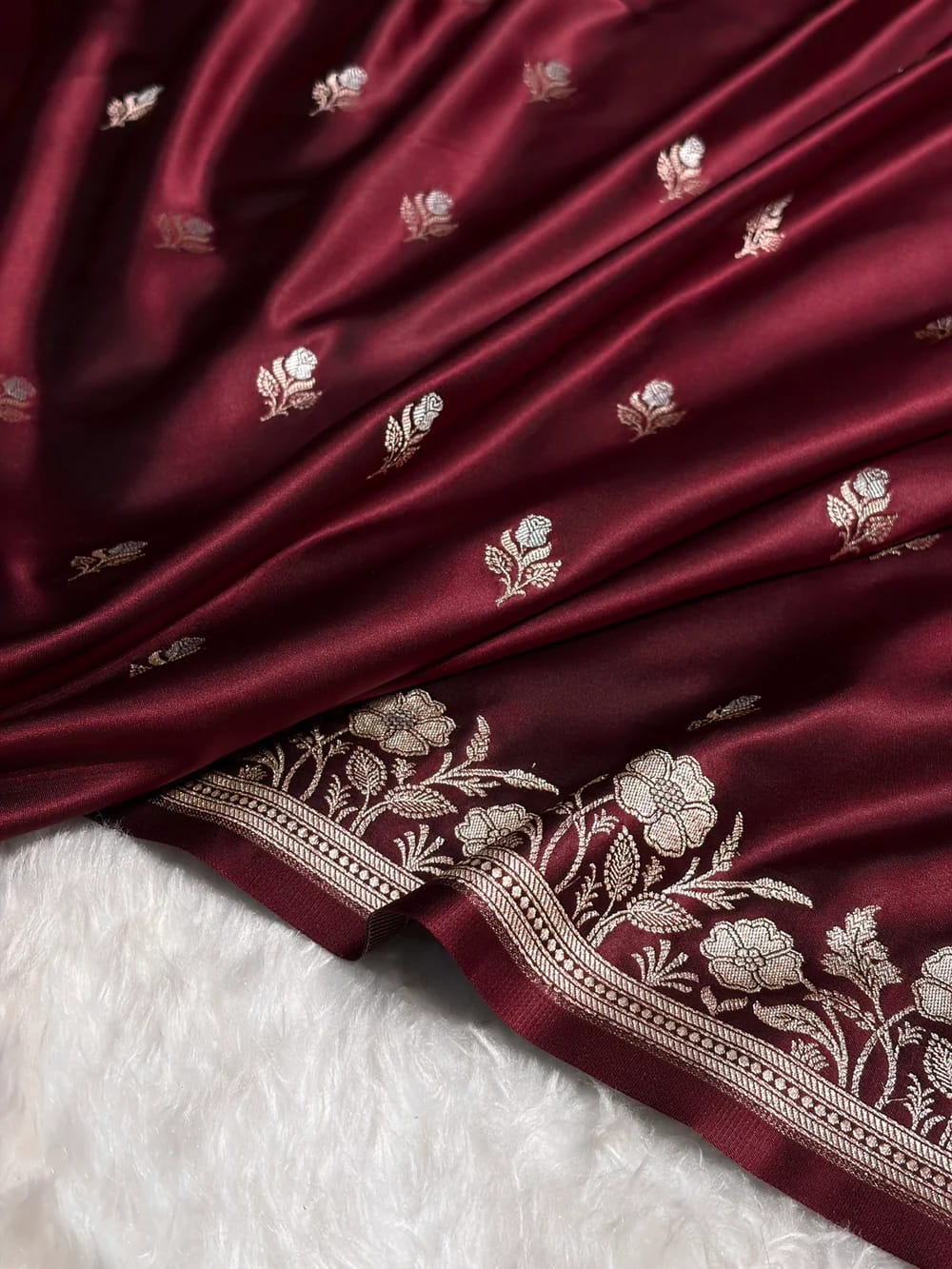 Mashru katan silk saree