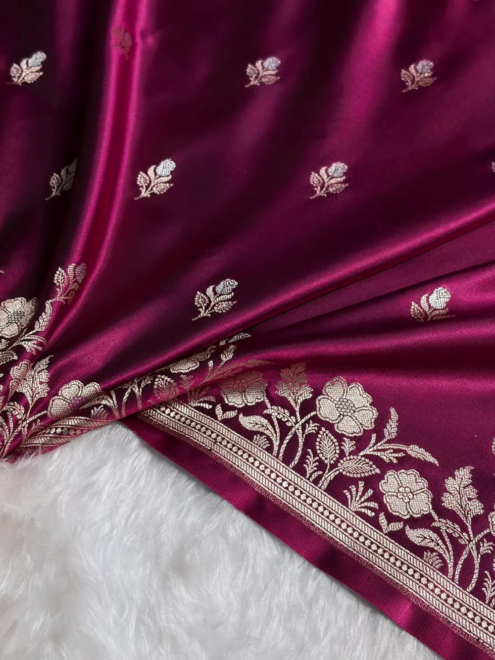 Mashru katan silk saree