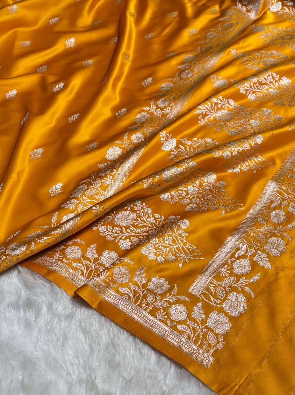 Mashru katan silk saree