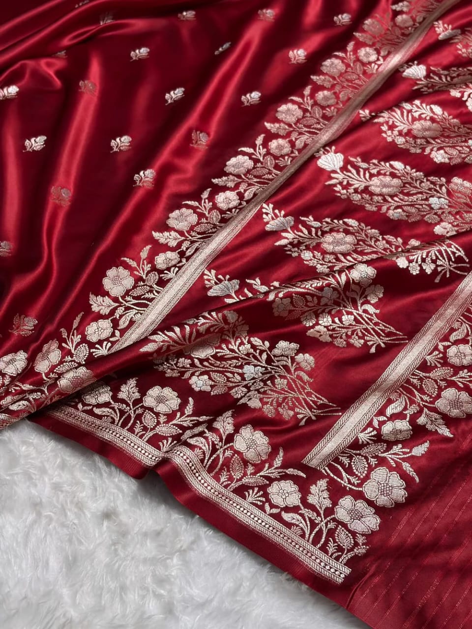 Mashru katan silk saree