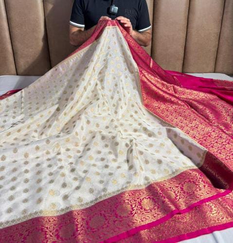 Banarasi premium Soft silk daibal contrast border