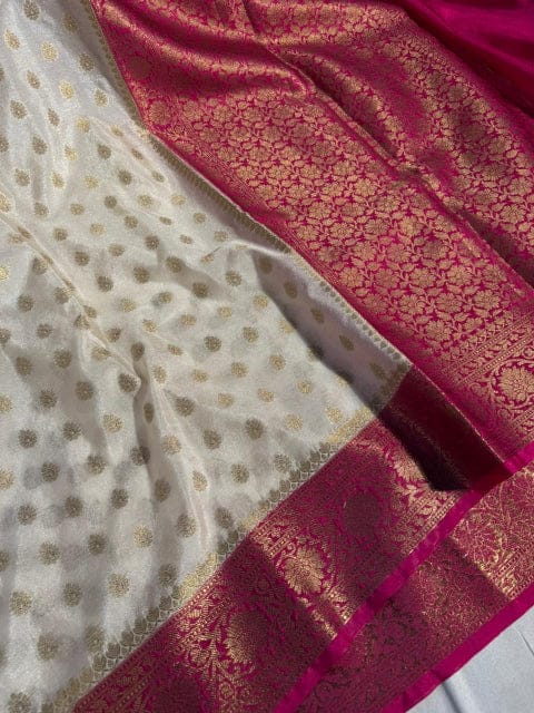 Banarasi premium Soft silk daibal contrast border
