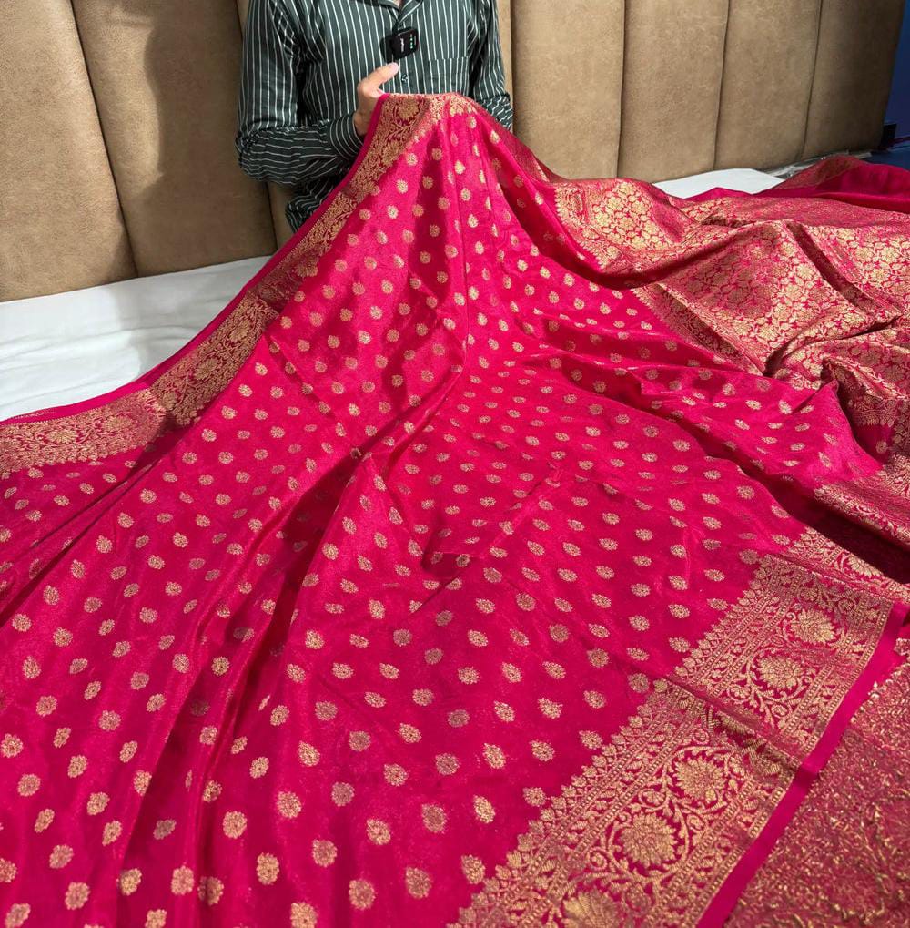 Banarasi premium Soft silk daibal contrast border