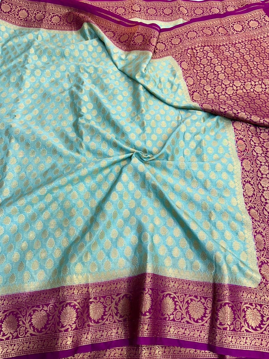 Banarasi premium Soft silk daibal contrast border