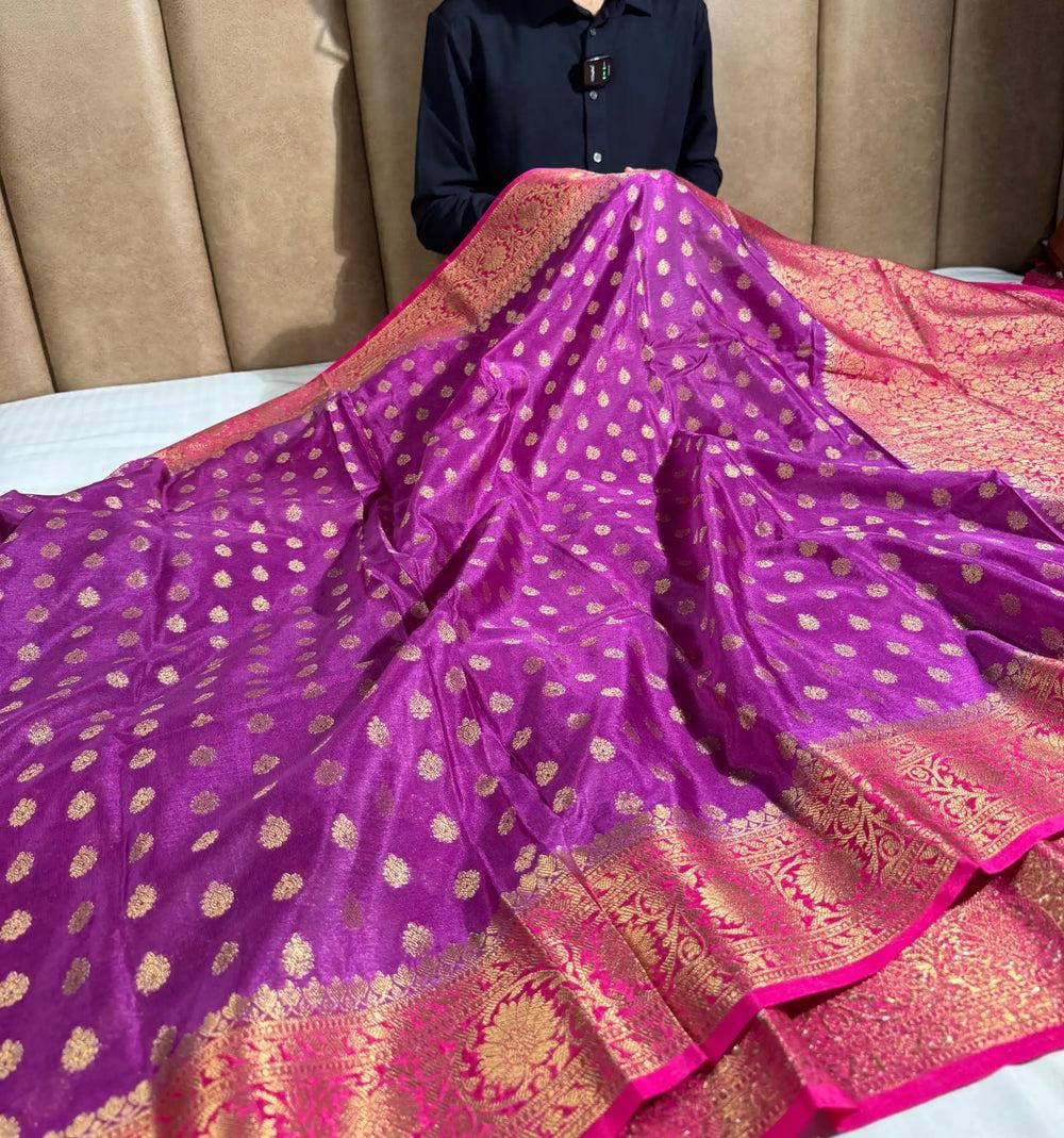 Banarasi premium Soft silk daibal contrast border