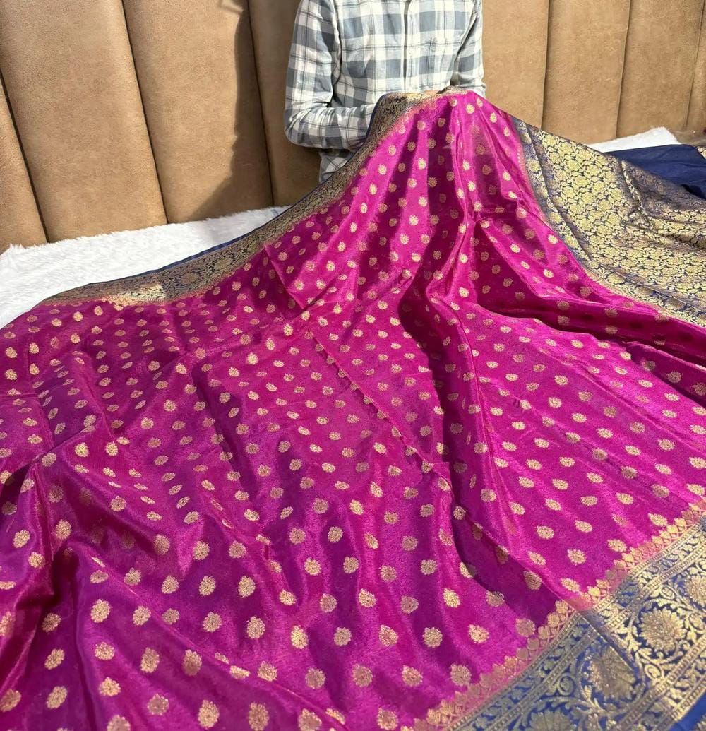 Banarasi premium Soft silk daibal contrast border