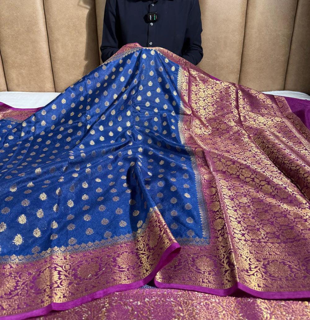 Banarasi premium Soft silk daibal contrast border